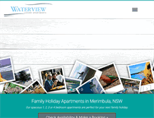 Tablet Screenshot of merimbulawaterview.com